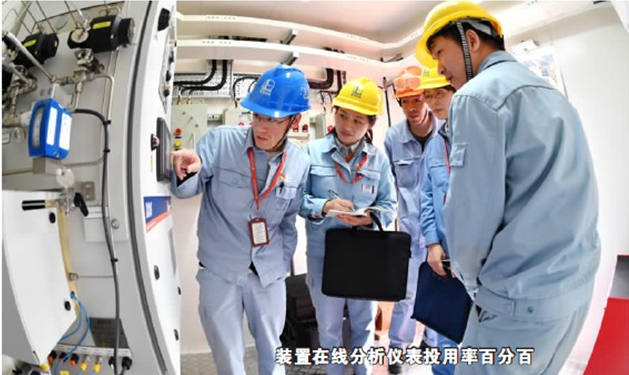武石化在線(xiàn)分析儀表投用率百分百